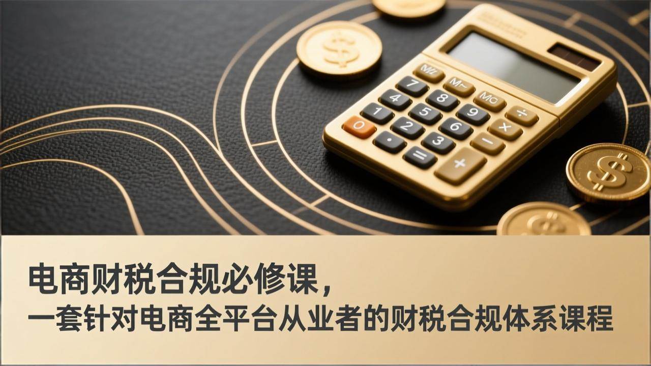 (17359期)电商财税合规必修课,是一套针对电商全平台从业者的财税合规体系课程 (17359期)电商财税合规必修课,是一套针对电商全平台从业者的财税合规体系课程