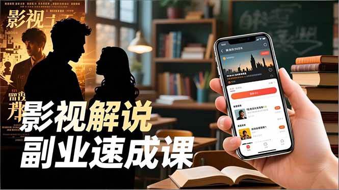 图片[1]-（16740期）Tk影视解说副业速成课，软件安装、全流程实操、爆款预设，新手两周变现-站源网