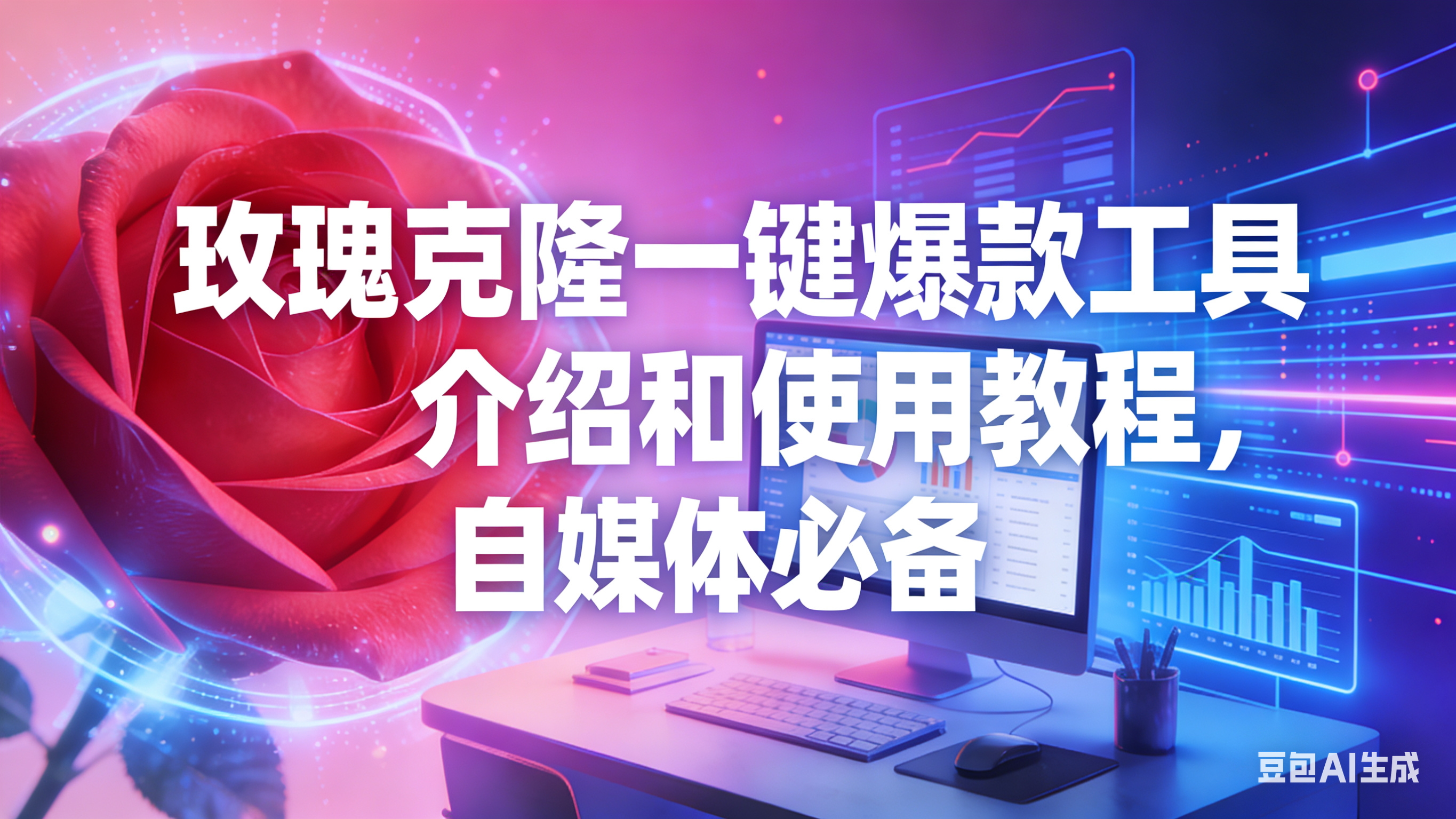 (16772期)玫瑰克隆工具,自媒体必备,一键爆款工具详细介绍和使用教程-站源网
