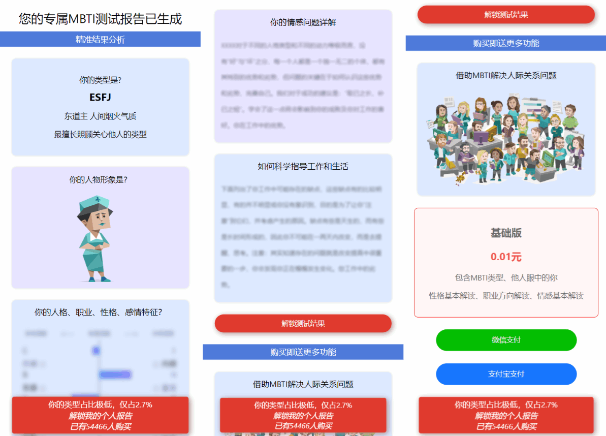 图片[4]-MBTI性格测试网站源码带h5端 亲测-站源网