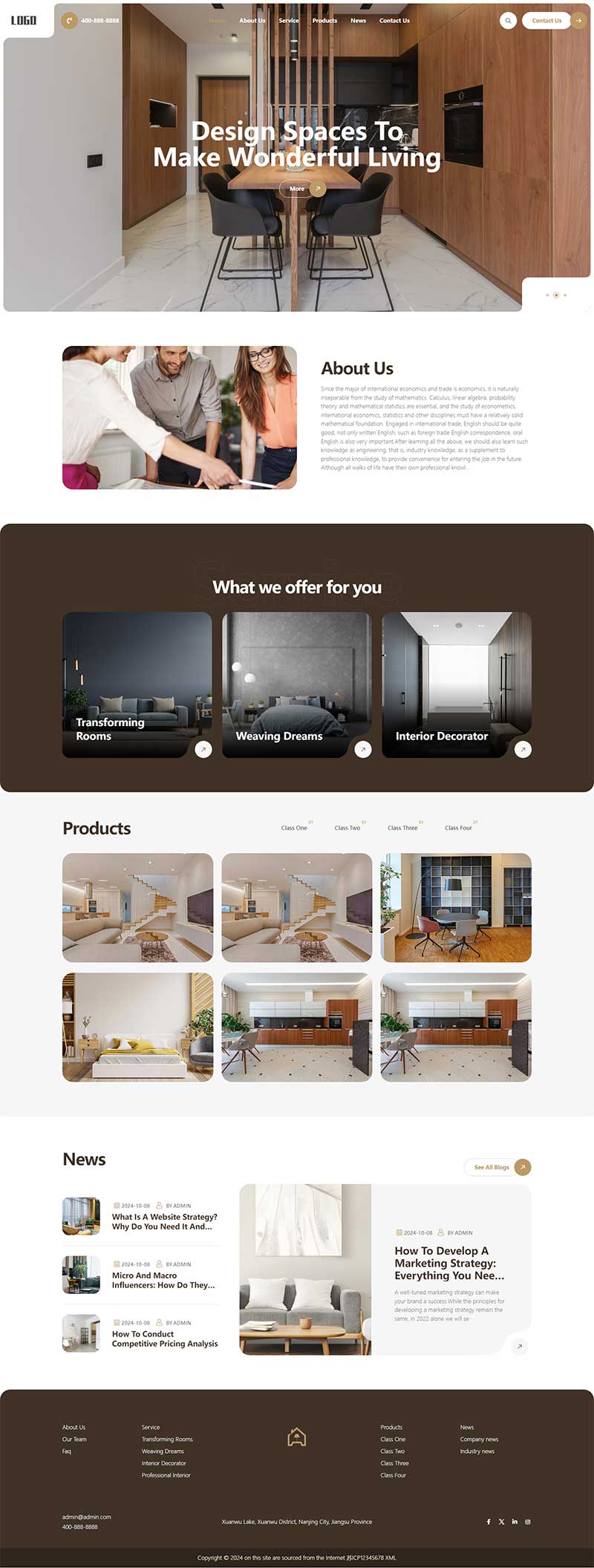图片[1]-响应式家居设计英文外贸独立站模板-站源网
