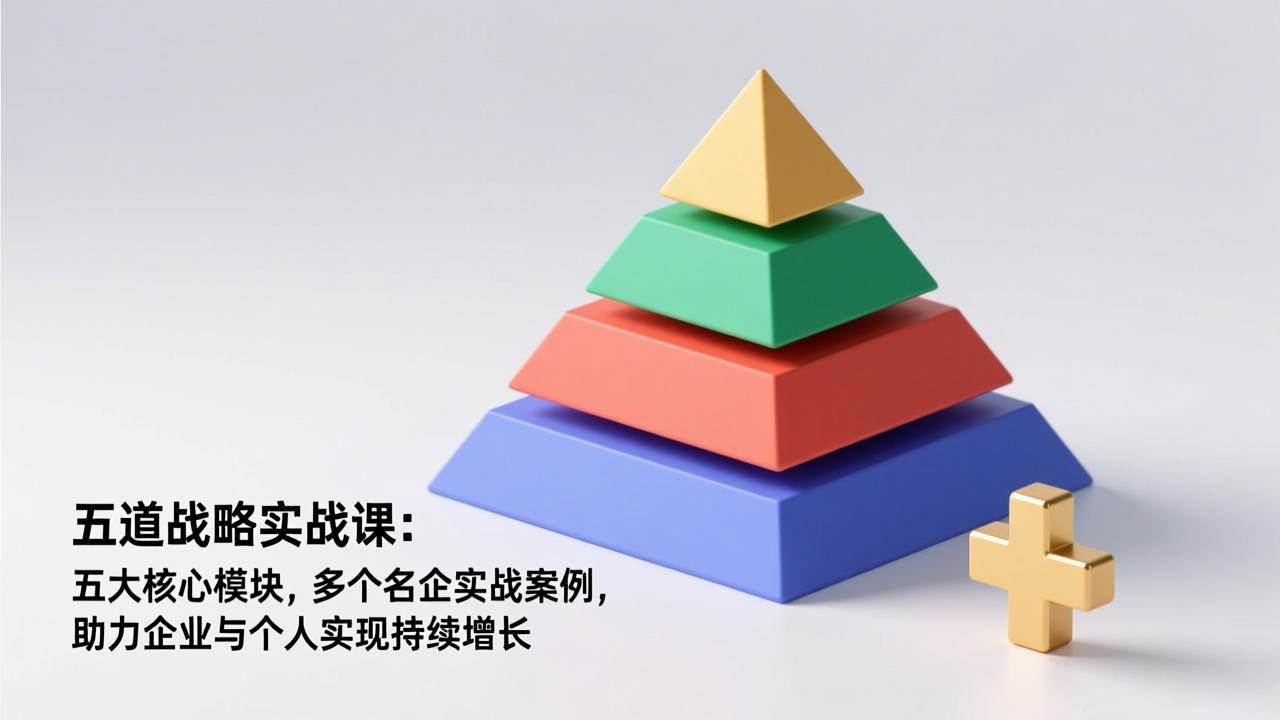 (17095期)五道战略实战课:五大核心模块,多个名企实战案例,助力企业与个人实现持续增长 (17095期)五道战略实战课:五大核心模块,多个名企实战案例,助力企业与个人实现持续增长