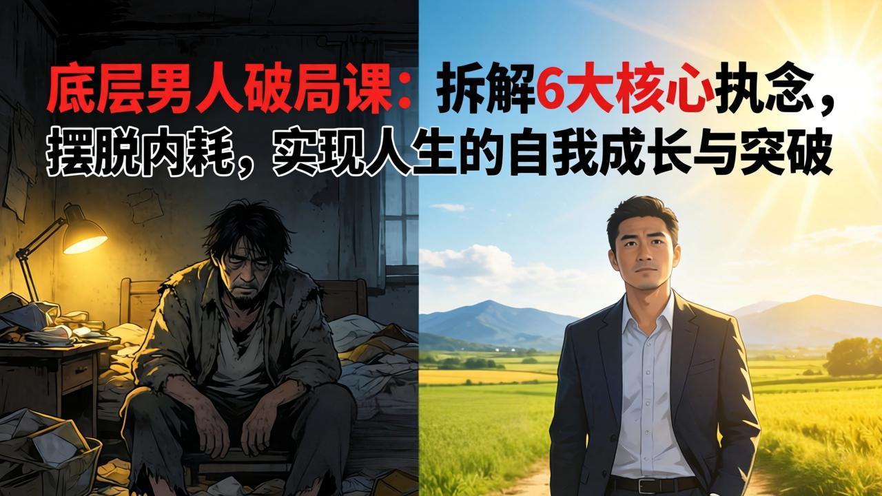 付费文章:底层男人破局课:拆解 6 大核心执念,摆脱内耗,实现人生的自我成长与突破 付费文章:底层男人破局课:拆解 6 大核心执念,摆脱内耗,实现人生的自我成长与突破