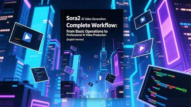 (16758期)Sora2 AI视频生成的系统教程(英文版):从基础操作到专业级AI视频制作的完整工作流-站源网